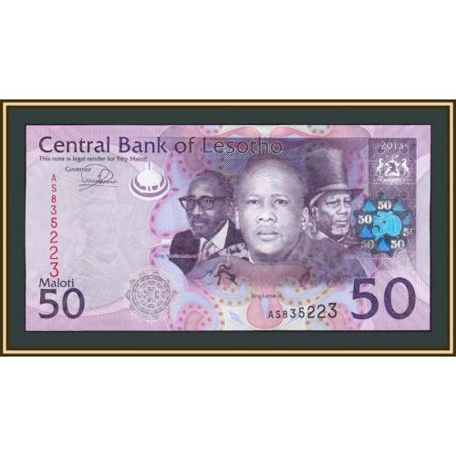 Лесото 50 малоти 2013 P-23 (23b) UNC