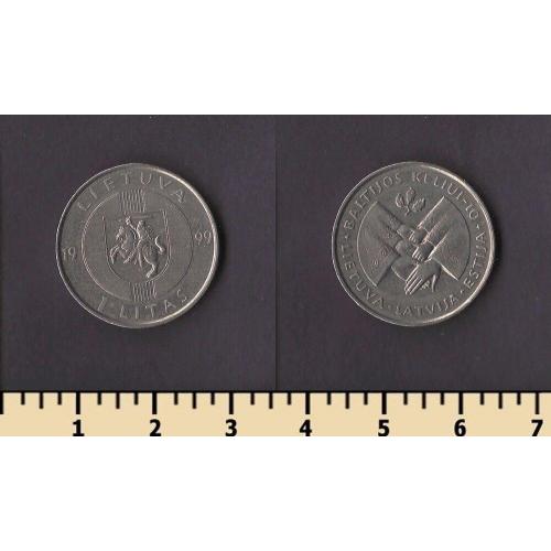 Литва 1 лит 1999