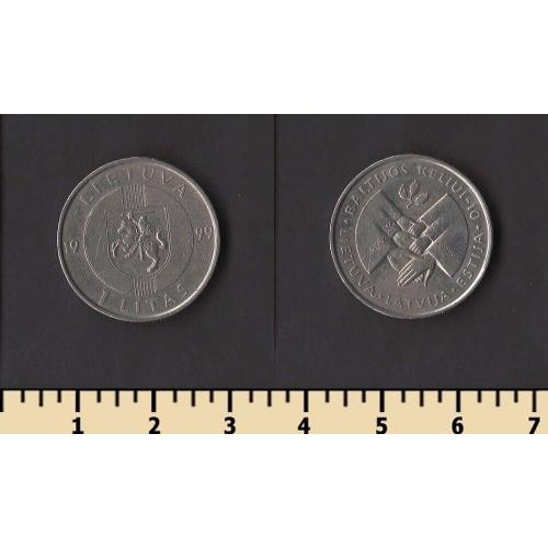 Литва 1 лит 1999