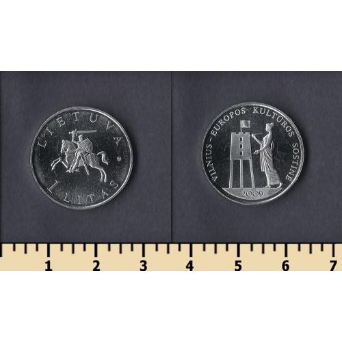 Литва 1 лит 2009