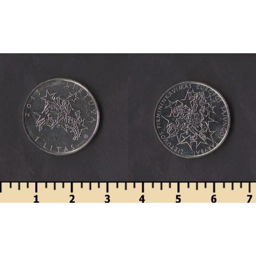 Литва 1 лит 2013