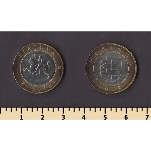 Литва 2 лита 2012