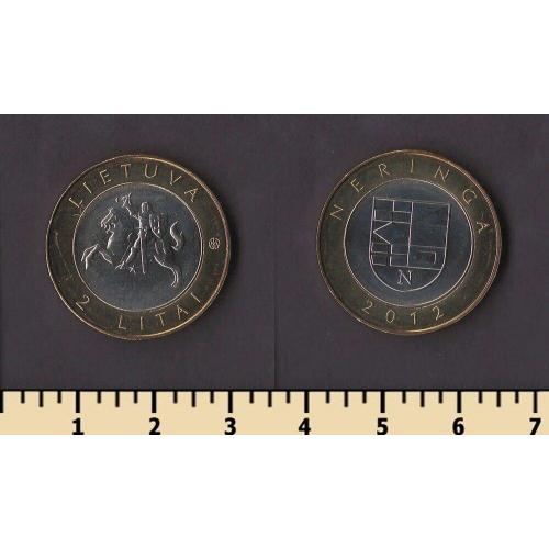 Литва 2 лита 2012