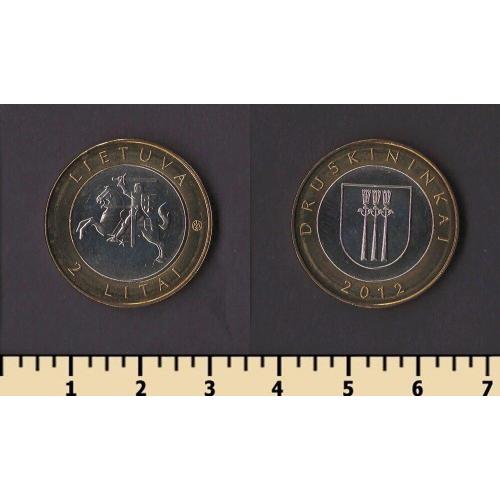 Литва 2 лита 2012