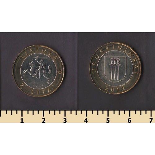 Литва 2 лита 2012