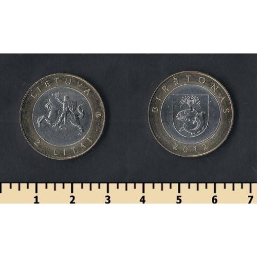 Литва 2 лита 2012