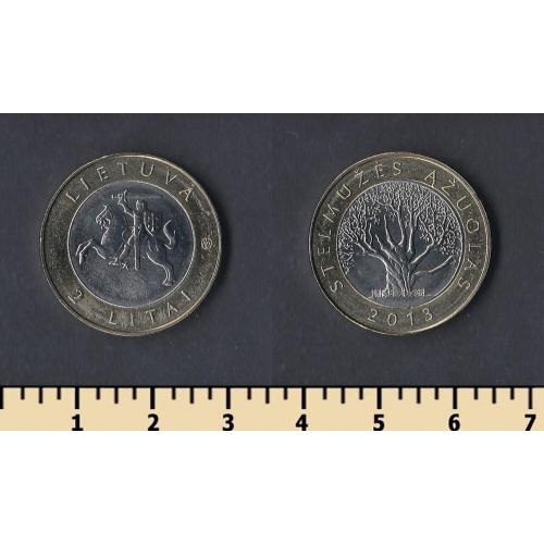 Литва 2 лита 2013