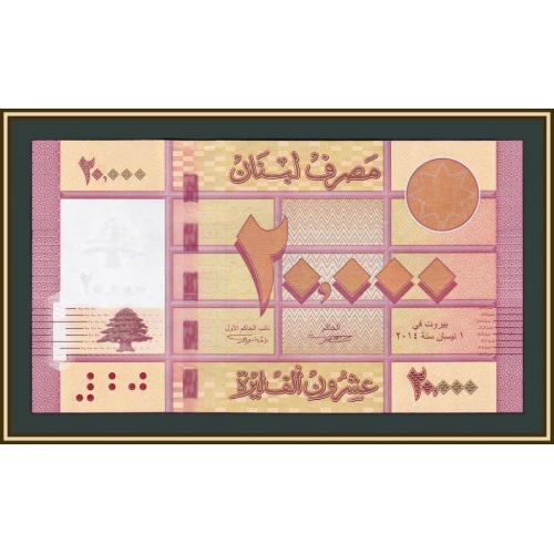 Ливан 20000 ливров 2012 P-93 (93a) UNC