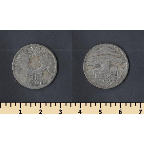Ливан 25 пиастров 1929