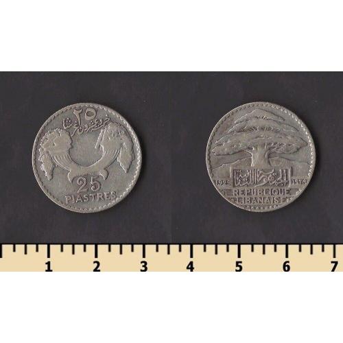 Ливан 25 пиастров 1929