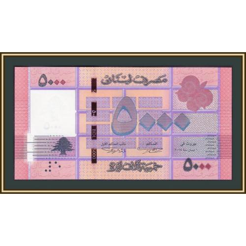 Ливан 5000 ливров 2014 P-91 (91b) UNC