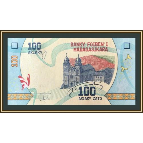 Мадагаскар 100 ариари 2017 P-97 (97a) UNC