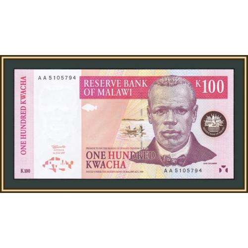 Малави 100 квача 1997 P-40 (40a) UNC