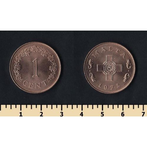 Мальта 1 цент 1972