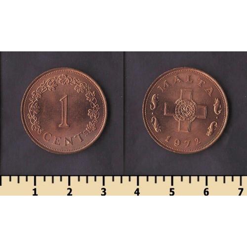 Мальта 1 цент 1972