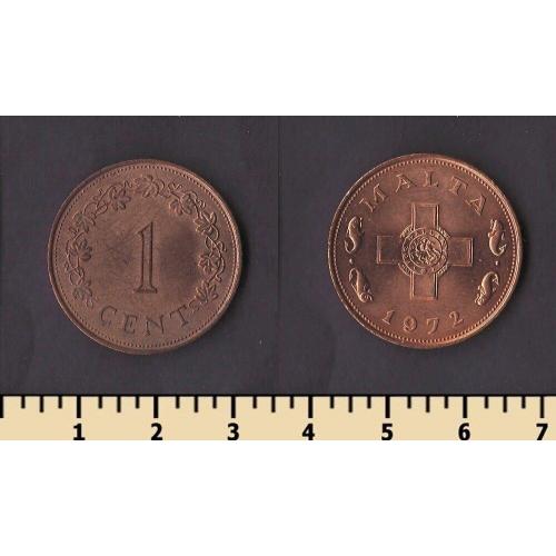 Мальта 1 цент 1972