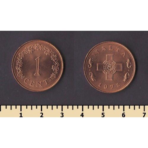 Мальта 1 цент 1972