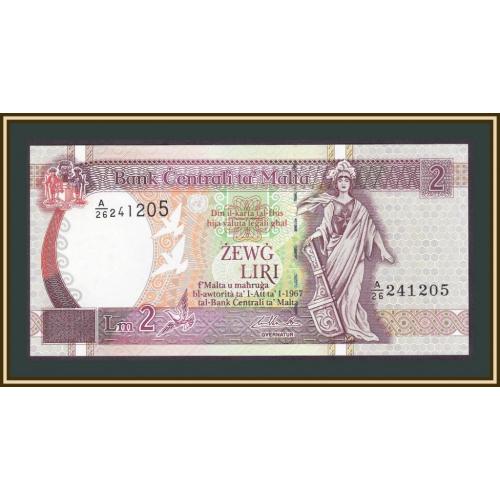 Мальта 2 лиры 1967 (1994) P-45 (45d) UNC