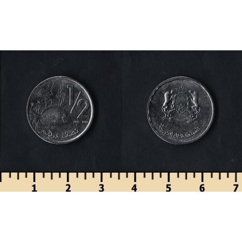 Марокко 1/2 дирхама 2011