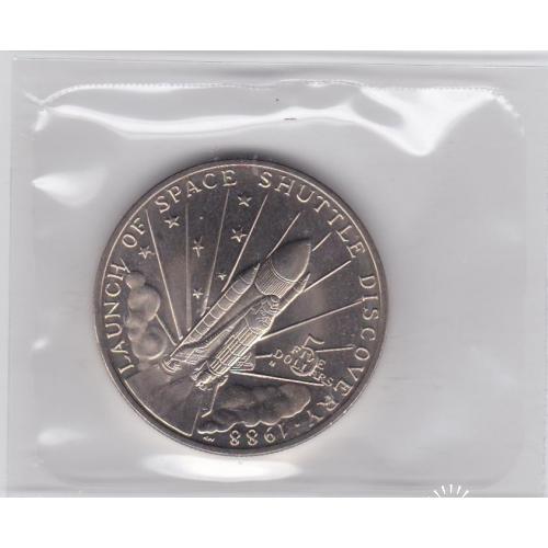 Маршалловы острова 5 долларов 1988