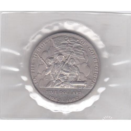 Маршалловы острова 5 долларов 1992