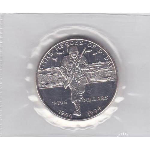 Маршалловы острова 5 долларов 1994