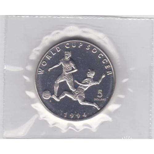 Маршалловы острова 5 долларов 1994