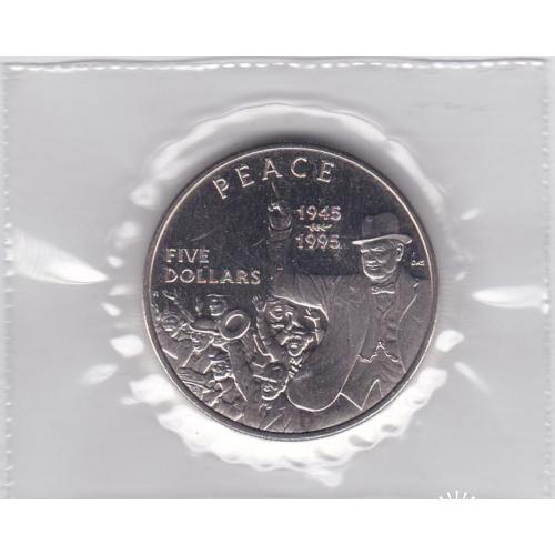 Маршалловы острова 5 долларов 1995