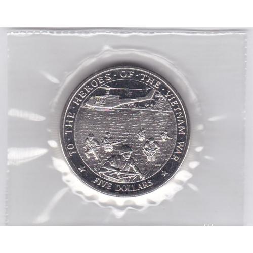 Маршалловы острова 5 долларов 1995