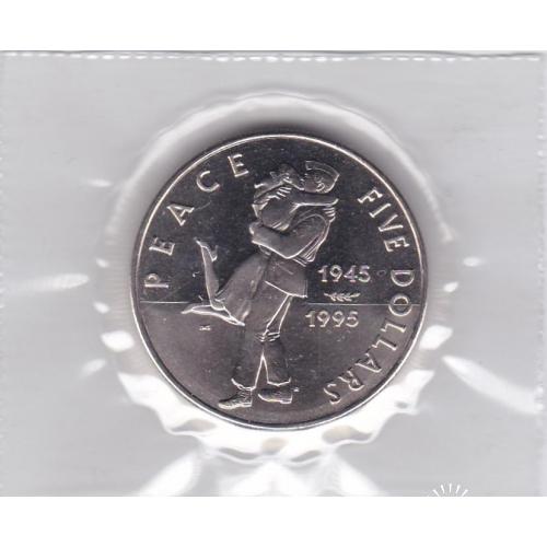 Маршалловы острова 5 долларов 1995