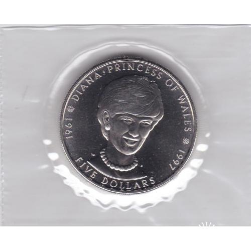 Маршалловы острова 5 долларов 1997