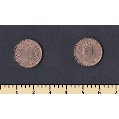 Маврикий 1 цент 1975