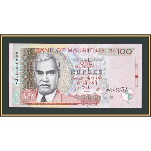 Маврикий 100 рупий 2007 P-56 (56b) UNC