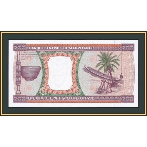 Мавритания 200 угий 1996 P-5 (5g) UNC