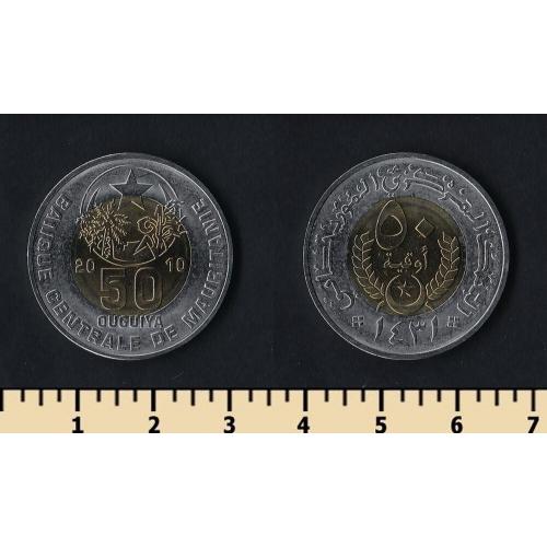 Мавритания 50 угий 2010