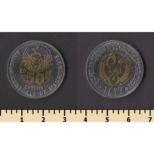 Мавритания 50 угий 2010