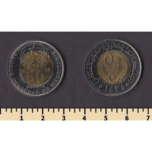 Мавритания 50 угий 2014