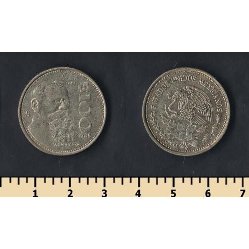 Мексика 100 песо 1988