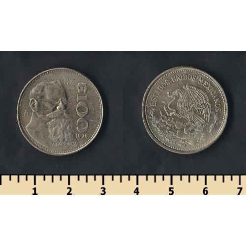 Мексика 100 песо 1990