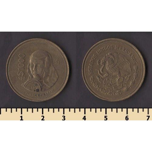 Мексика 1000 песо 1988