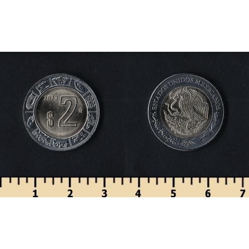 Мексика 2 песо 2023