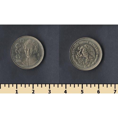 Мексика 20 песо 1985