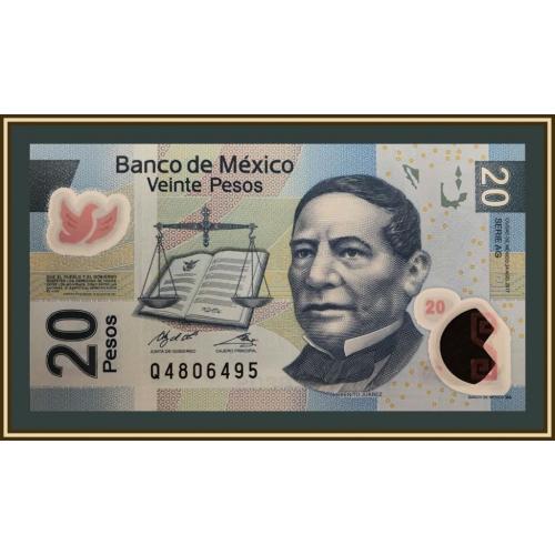 Мексика 20 песо 2017 P-122 (122аg) UNC