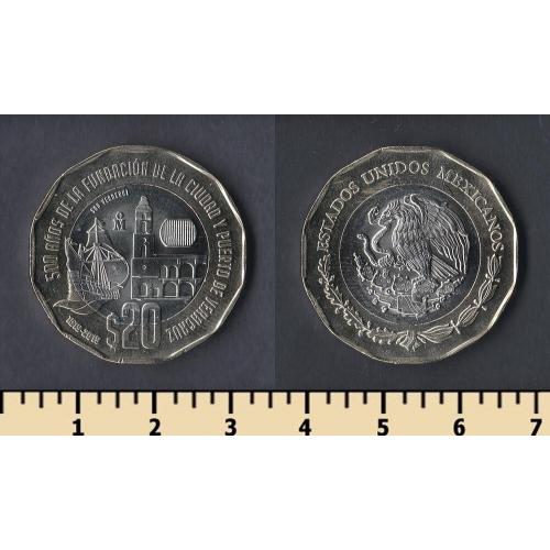 Мексика 20 песо 2019