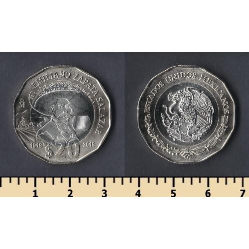 Мексика 20 песо 2019