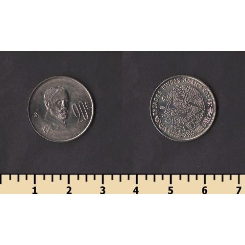 Мексика 20 сентаво 1974