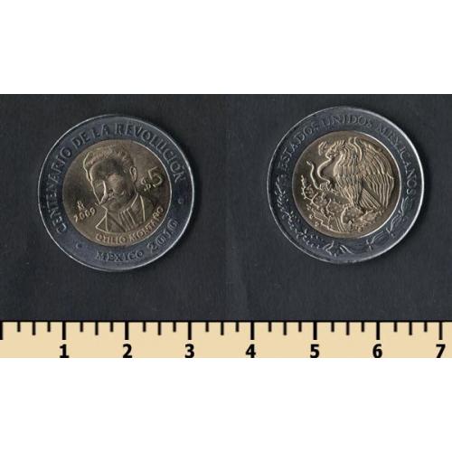 Мексика 5 песо 2009