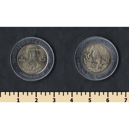 Мексика 5 песо 2009