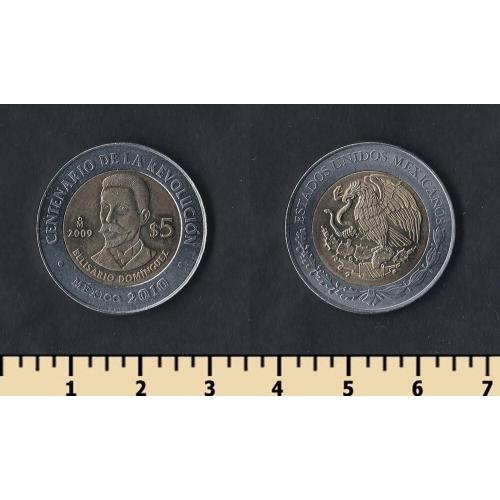 Мексика 5 песо 2009