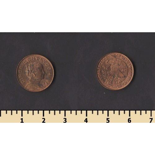 Мексика 5 сентаво 1972